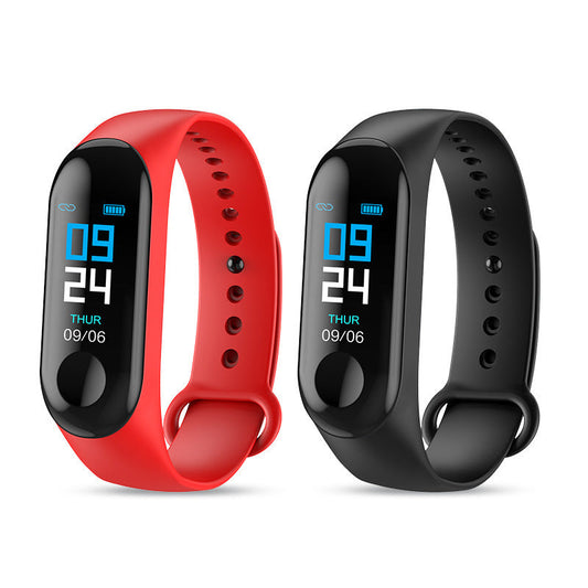 Compatible With , Smart Bracelet Heart Rate And Blood Pressure Exercise Meter Step Information Push Smart Reminder Color Bracelet